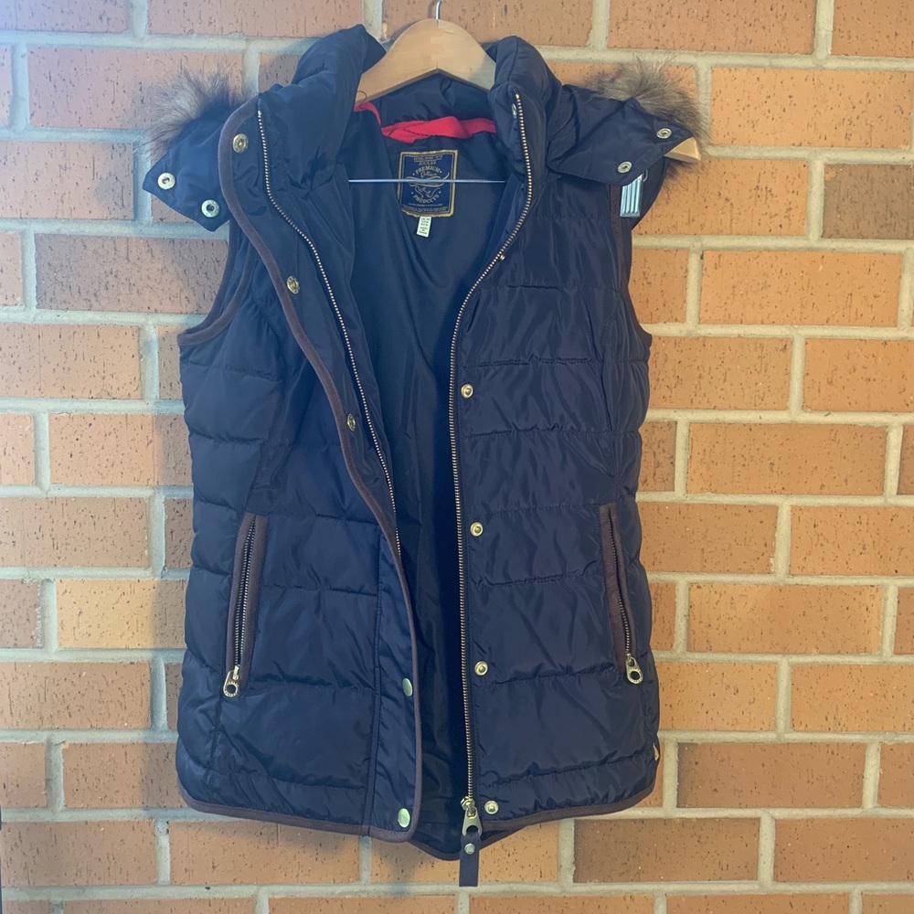 Joules Navy Vest - Size 6